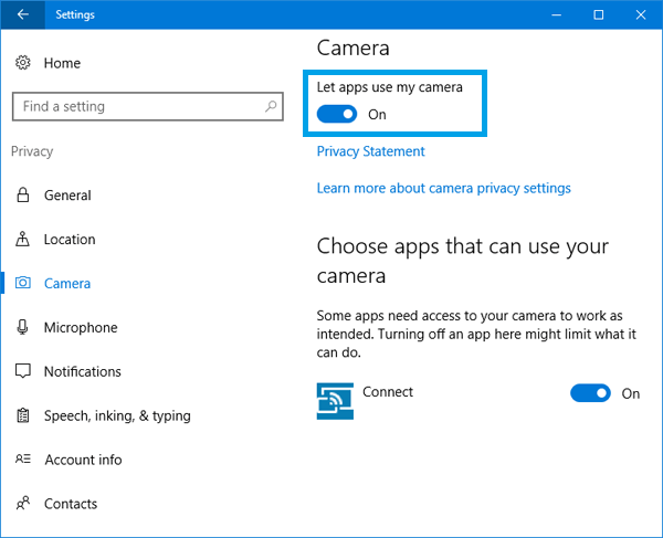 windows 10 connect to usb 2.0 camera